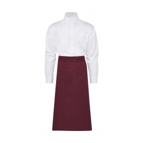 SG Accessories - BISTRO (Ex JASSZ Bistro) ROME Medium Length Bistro Apron - Burgundy - OneSize