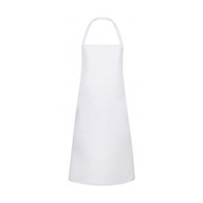 Karlowsky Basic Bib Apron Pinafore - White - OneSize