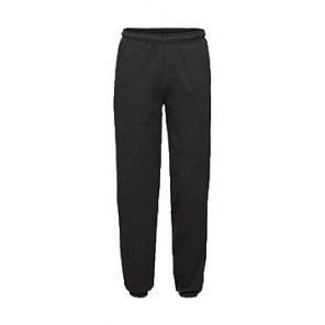 Fruit of the Loom Elasticated Cuff Jog Pants - Black - L