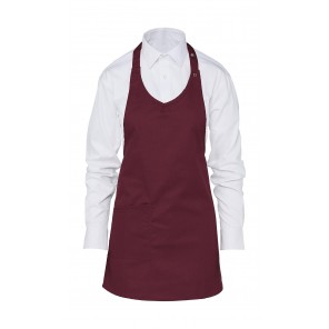 SG Accessories - BISTRO (Ex JASSZ Bistro) BERN Women’s Bib Apron - Burgundy - OneSize