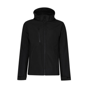 Regatta Professional Venturer 3-Layer Hooded Softshell Jacket - Black - 3XL