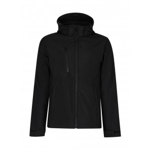 Regatta Professional Venturer 3-Layer Hooded Softshell Jacket - Black - L