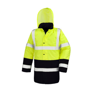 Result Safe-Guard Core Motorway 2-Tone Safety Coat - Yellow - 3XL