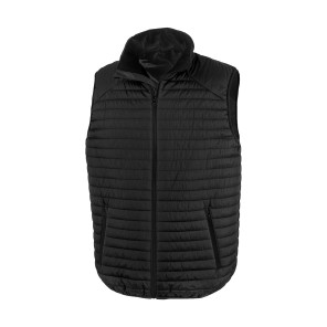 Result Genuine Recycled Thermoquilt Gilet - Black - M