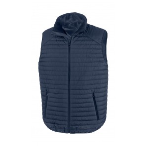 Result Genuine Recycled Thermoquilt Gilet - Navy Blue - XS