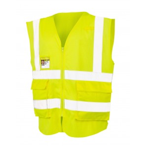 Result Safe-Guard Executive Cool Mesh Safety Vest - Fluorescent Yellow - L