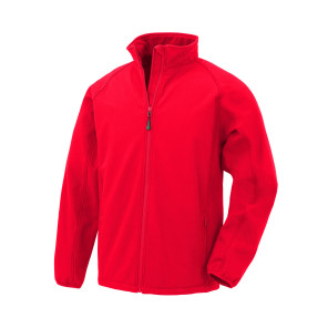 Result Genuine Recycled Men's Recycled 2-Layer Printable Softshell Jacket - Red - S