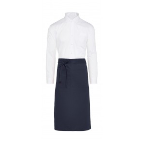 SG Accessories - BISTRO (Ex JASSZ Bistro) ROME - Medium Length Bistro Apron with Pocket - Navy - OneSize