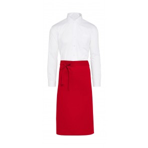 SG Accessories - BISTRO (Ex JASSZ Bistro) ROME - Medium Length Bistro Apron with Pocket - Red - OneSize