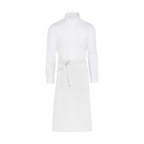 SG Accessories - BISTRO (Ex JASSZ Bistro) ROME - Recycled Bistro Apron with Pocket - White - OneSize