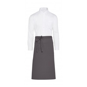 SG Accessories - BISTRO (Ex JASSZ Bistro) ROME - Recycled Bistro Apron with Pocket - Grey - OneSize