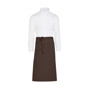 SG Accessories - BISTRO (Ex JASSZ Bistro) ROME - Recycled Bistro Apron with Pocket - Brown - OneSize