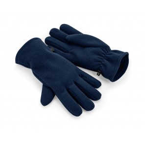 Beechfield Recycled Fleece Gloves - French Navy - L/XL