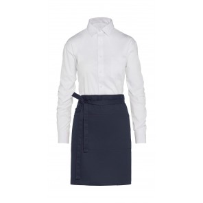 SG Accessories - BISTRO (Ex JASSZ Bistro) BRUSSELS - Short Bistro Apron with Pocket - Navy - OneSize
