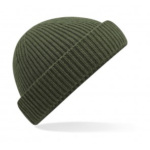 Beechfield Harbour Beanie - Olive Green - OneSize