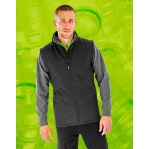 Result Genuine Recycled Men's Recycled 2-Layer Printable Softshell B/W