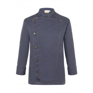Karlowsky Kochjacke Jeans-Style - Vintage Black - 52(L)