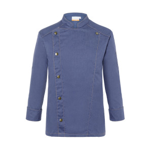 Karlowsky Kochjacke Jeans-Style - Blue - 6XL