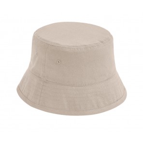 Beechfield Junior Organic Cotton Bucket Hat - Sand - M/L