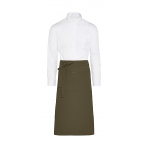 SG Accessories - BISTRO (Ex JASSZ Bistro) PROVENCE - Bistro Apron with Pocket - Olive - OneSize