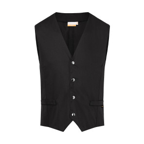 Karlowsky Men's Waistcoat Kai - Black - 6XL