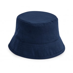 Beechfield Organic Cotton Bucket Hat - Navy - L/XL(60cm)