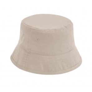 Beechfield Organic Cotton Bucket Hat - Sand - L/XL(60cm)