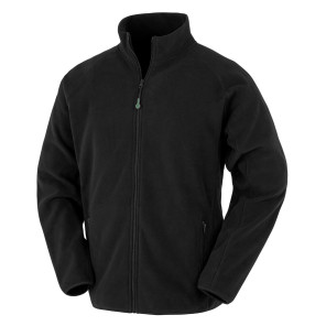 Result Genuine Recycled Recycled Fleece Polarthermic Jacket - Black - 2XL