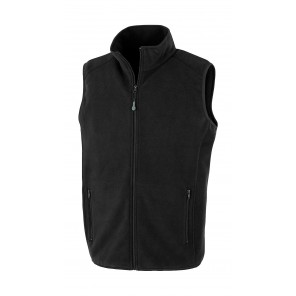 Result Genuine Recycled Recycled Fleece Polarthermic Bodywarmer - Black - L