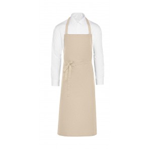 SG Accessories - BISTRO (Ex JASSZ Bistro) PARIS - Recycled Bib Apron - Beige - ONE SIZE