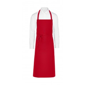 SG Accessories - BISTRO (Ex JASSZ Bistro) PARIS - Recycled Bib Apron - Red - ONE SIZE