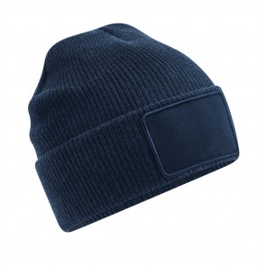 Beechfield Removable Patch Thinsulate™ Beanie - French Navy - OneSize