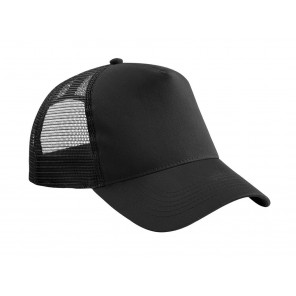 Beechfield Junior Snapback Trucker - Black/Black - OneSize