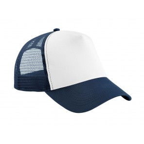 Beechfield Junior Snapback Trucker - French Navy/White - OneSize