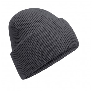 Beechfield Classic Engineered Deep Cuffed Beanie - Graphite Grey - OneSize