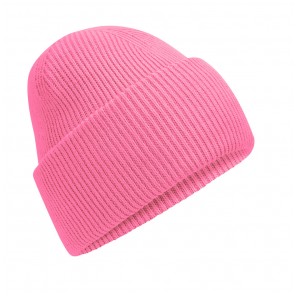 Beechfield Classic Engineered Deep Cuffed Beanie - True Pink - OneSize