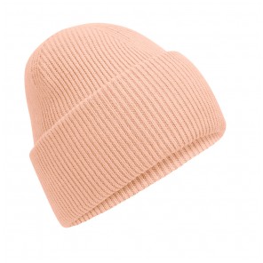 Beechfield Classic Engineered Deep Cuffed Beanie - Peach - OneSize