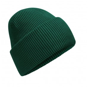 Beechfield Classic Engineered Deep Cuffed Beanie - Bottle Green - OneSize