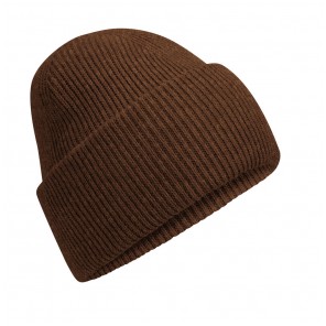 Beechfield Classic Engineered Deep Cuffed Beanie - Walnut - OneSize