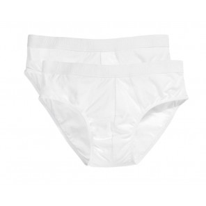Fruit of the Loom Classic Sport Brief 2 Pack - White - M