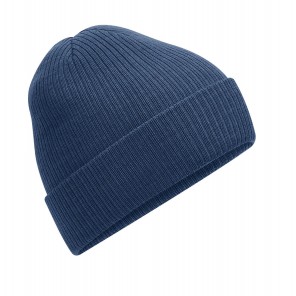 Beechfield Polylana® Ribbed Beanie - Steel Blue - OneSize