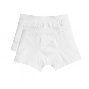 Fruit of the Loom Classic Shorty 2 Pack - White - S