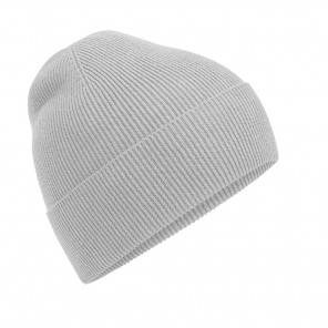 Beechfield Organic Cotton Fine Knit Beanie - Grey - ONE SIZE