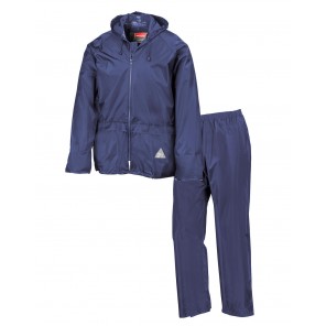 Result Waterproof Jacket/Trouser Set - Royal - S