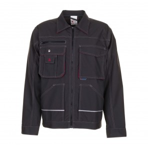 Planam Basalt Bundjacke anthrazit/rot 60