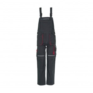 Planam Basalt Latzhose anthrazit/rot 94