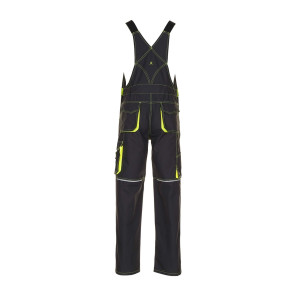 Planam Basalt Neon Latzhose anthrazit/gelb 50