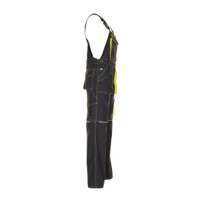 Planam Basalt Neon Latzhose anthrazit/gelb 106