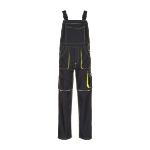 Planam Basalt Neon Latzhose anthrazit/gelb 