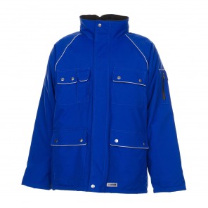 Planam Canvas 320 Winterparka kornblau/kornblau XXL